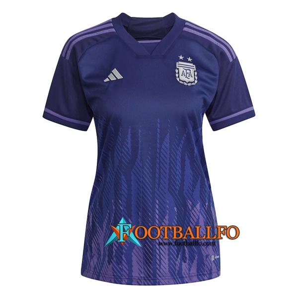 Camisetas De Futbol Argentina Mujer Segunda Copa Del Mundo 2022
