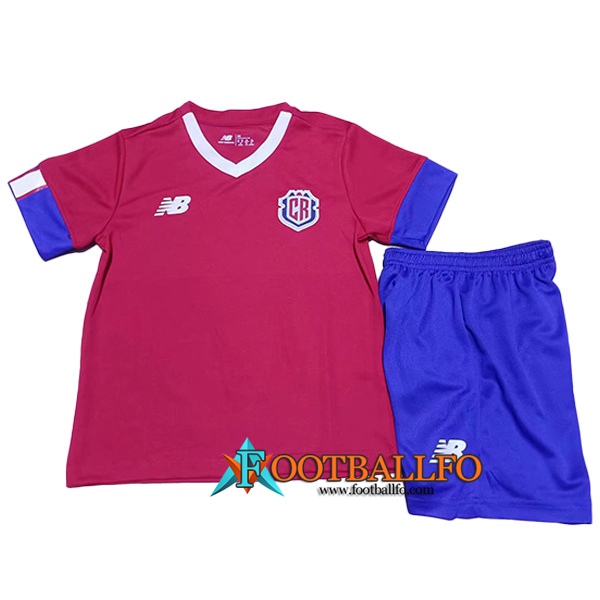 Nueva Camisetas De Futbol Costa Rica Ninos Primera 2022/2023