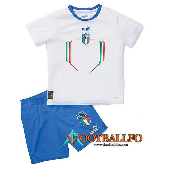 Nueva Camisetas De Futbol Italia Ninos Segunda 2022/2023