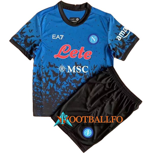 Nueva Camisetas De Futbol SSC Napoli Ninos Halloween 2022/2023