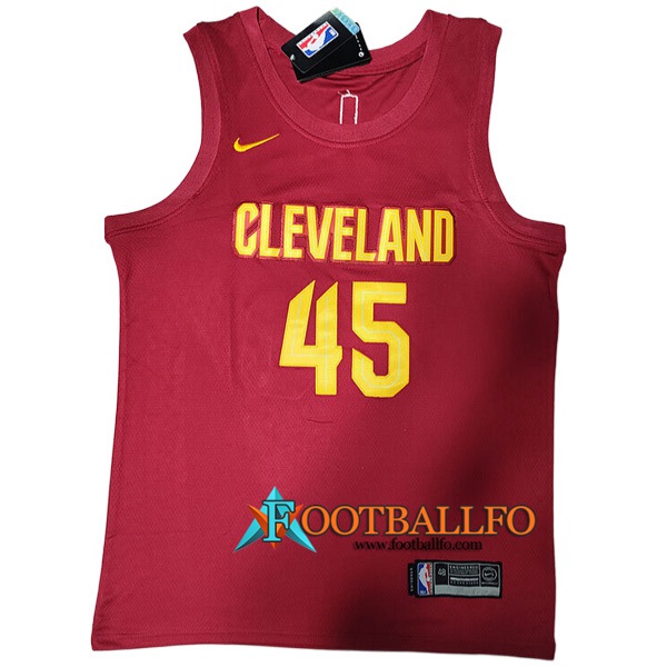 Camisetas Cleveland Cavaliers (MITCHELL #45) 2022/23 Rojo