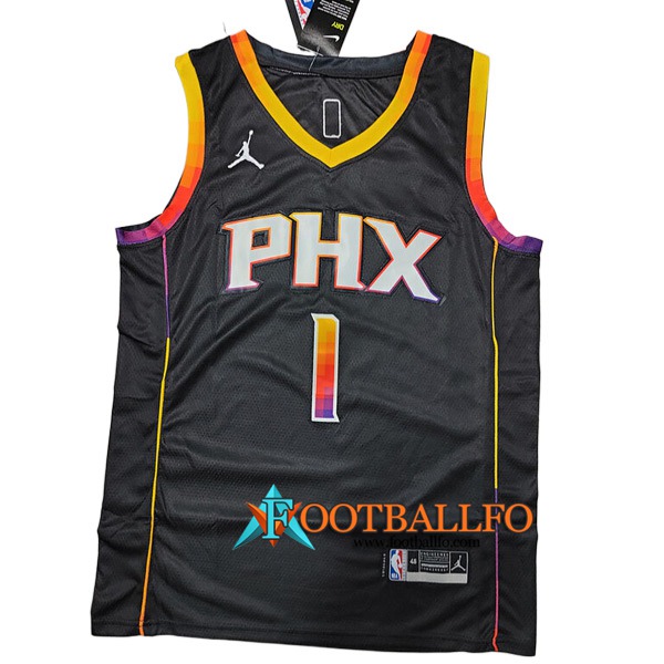 Camisetas Phoenix Suns (BOOKER #1) 2022/23 Negro