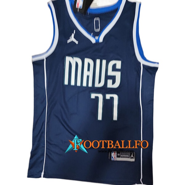 Camisetas Dallas Mavericks (DONČIĆ #77) 2022/23 Azul marino