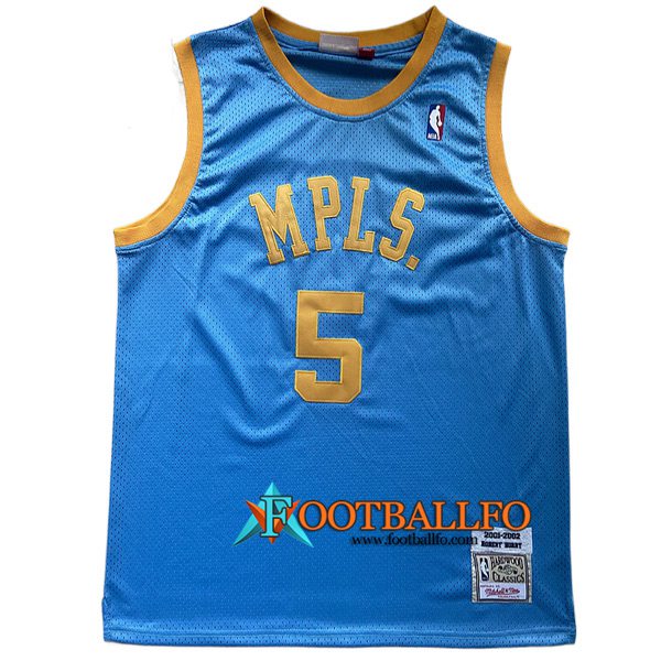 Camisetas Los Angeles Lakers (BRYANT #5) 2022/23 Azul Claro