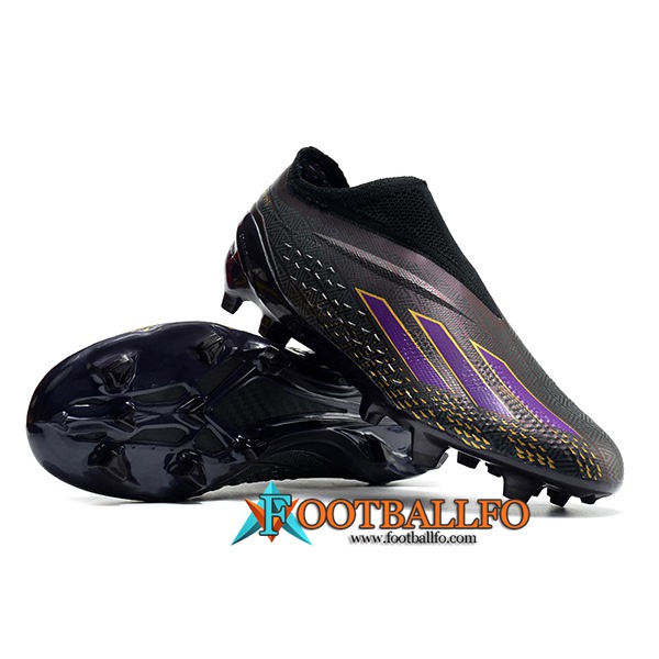 Adidas Botas De Fútbol X Speedportal .1 2022 World Cup Boots FG Negro/Violeta -02