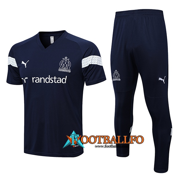 Camiseta Entrenamiento + Pantalones Marsella Azul marino 2022/2023