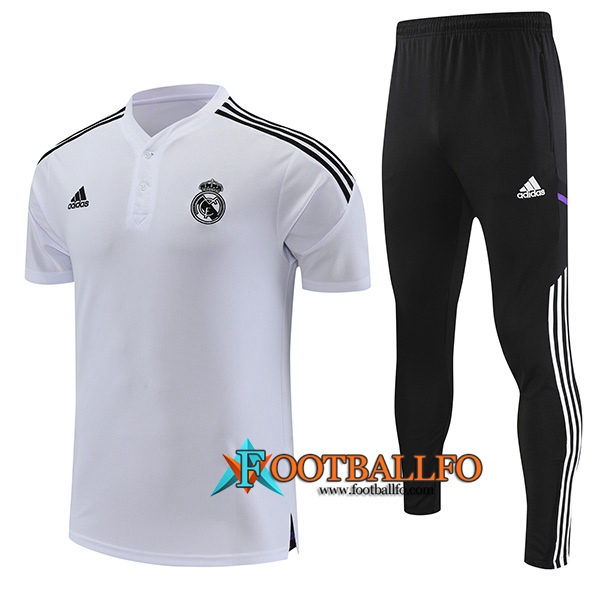 Camiseta Polo Real Madrid Blanco 2022/2023