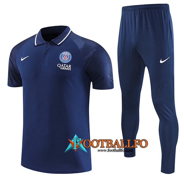 Camiseta Polo PSG Azul marino 2022/2023