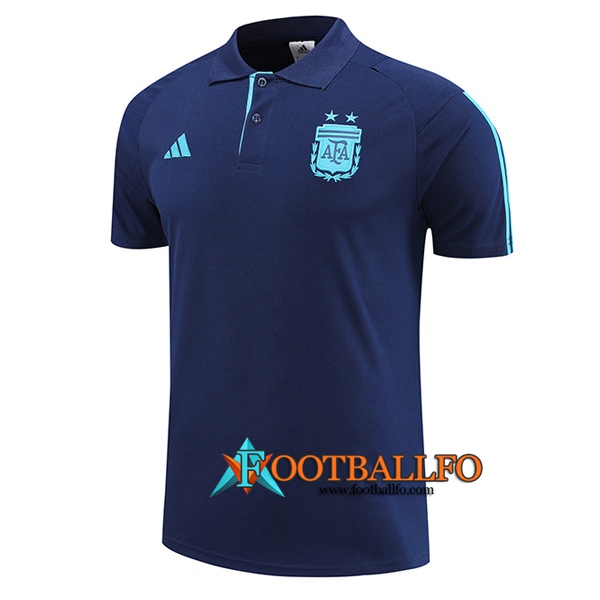 Camiseta Polo Argentina Azul marino 2022/2023