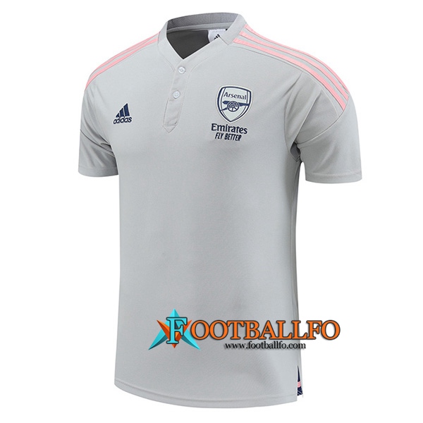 Camiseta Polo Arsenal Gris 2022/2023