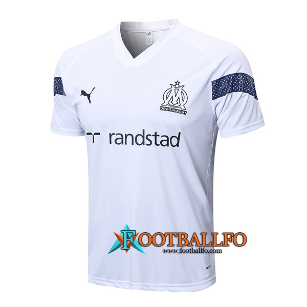 Camiseta Entrenamiento Marsella Blanco 2022/2023