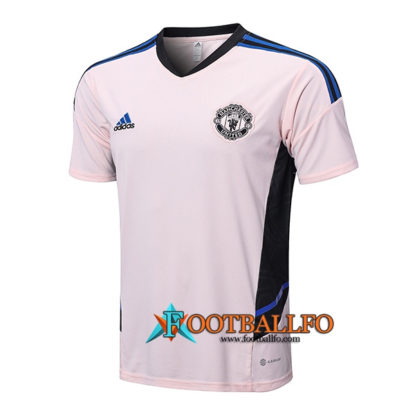 Camiseta Entrenamiento Manchester United Rosa 2022/2023
