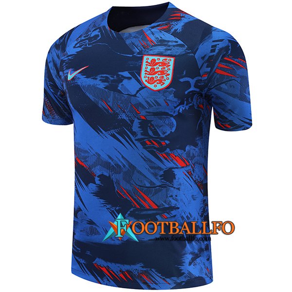 Camiseta Entrenamiento Inglaterra Azul/Rojo 2022/2023