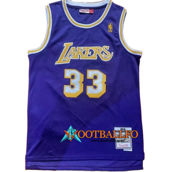 Camisetas Los Angeles Lakers (ABDUL-JABBAR #33) 2022/23 Violeta