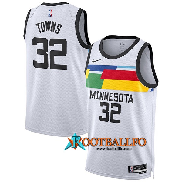 Camisetas Minnesota Timberwolves (BRISSETT #12) 2022/23 Blanco