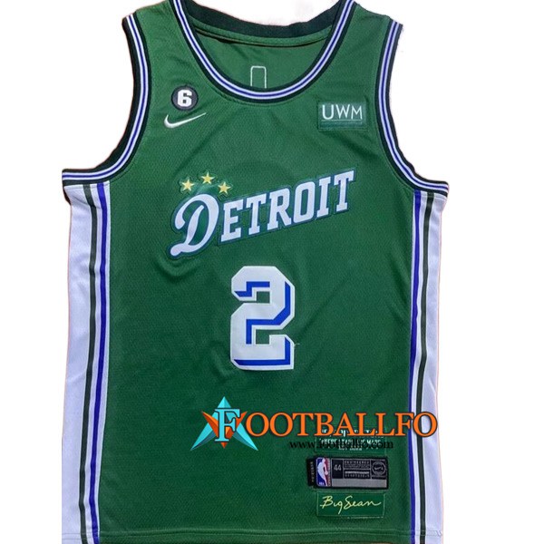 Camisetas Detroit Pistons (BRISSETT #12) 2022/23 Verde