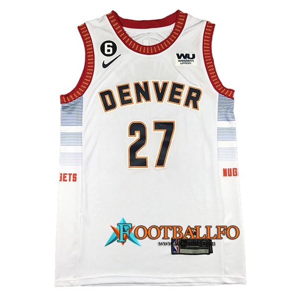 Camisetas Detroit Denver Nuggets (MURRAY #27) 2022/23 Blanco