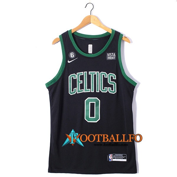 Camisetas Boston Celtics (TATUM #0) 2022/23 Negro