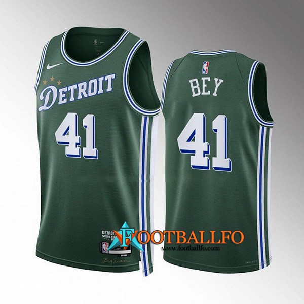 Camisetas Detroit Pistons (BEY #41) 2022/23 Verde