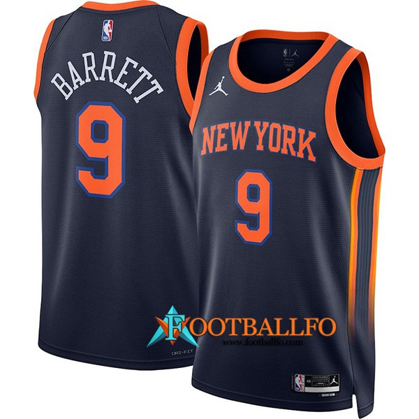 Camisetas New York Knicks (BARRETT #9) 2022/23 Negro