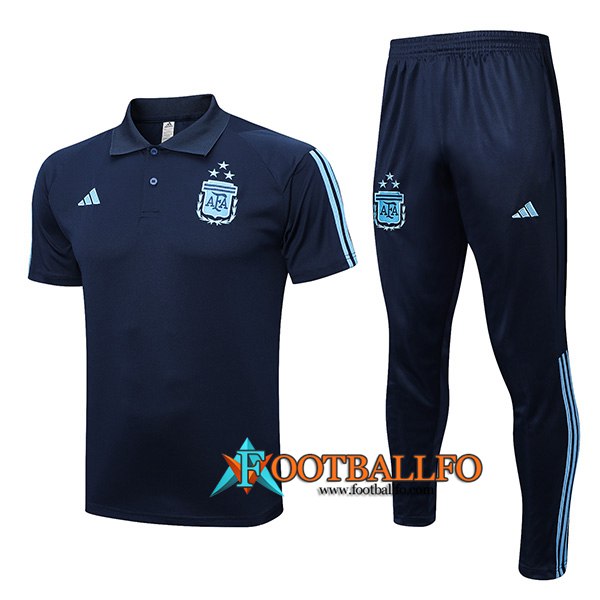 Camiseta Polo Argentina Azul marino 2023/2023