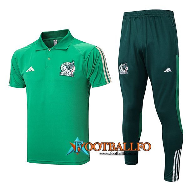 Camiseta Polo México Verde 2023/2023