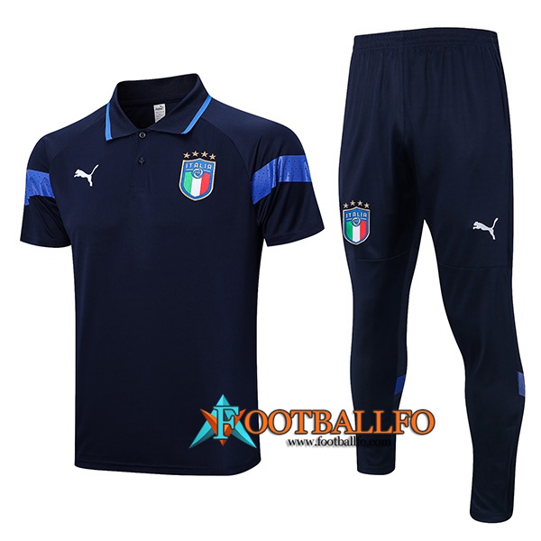 Camiseta Polo Italia Azul marino 2023/2023