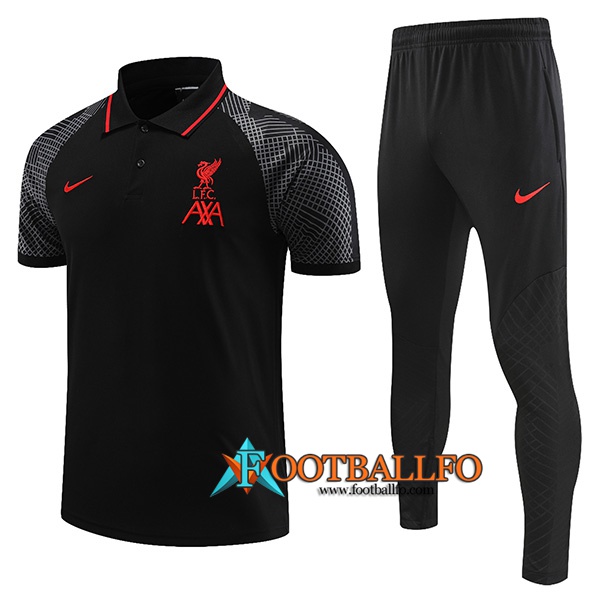 Camiseta Polo FC Liverpool Negro 2023/2023