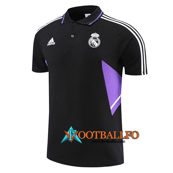 Camiseta Polo Real Madrid Negro 2023/2023