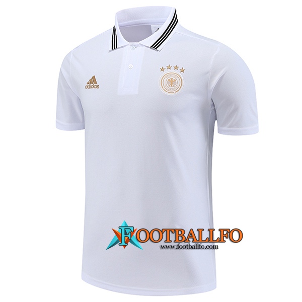 Camiseta Polo Alemania Blanco 2023/2023