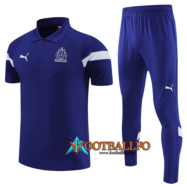 Camiseta Polo Marsella Azul 2023/2023
