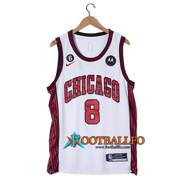 Camisetas Chicago Bulls (LAVINE #8) 2023/23 Blanco