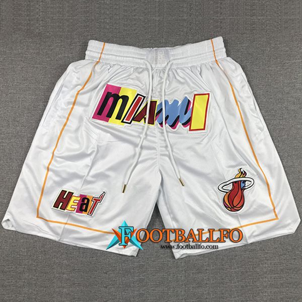 Cortos NBA Miami Heat Blanco