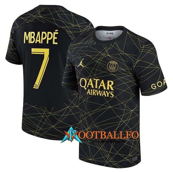 Camisetas De Futbol PSG (MBAPPÉ #7) 2023/2023 Fourth