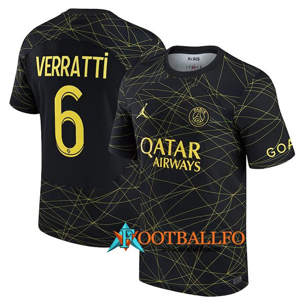 Camisetas De Futbol PSG (VERRATTI #6) 2023/2023 Fourth