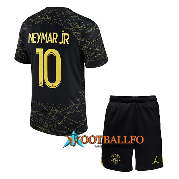 Camisetas De Futbol PSG (NEYMAR JR #10) Ninos Fourth 2023/2023