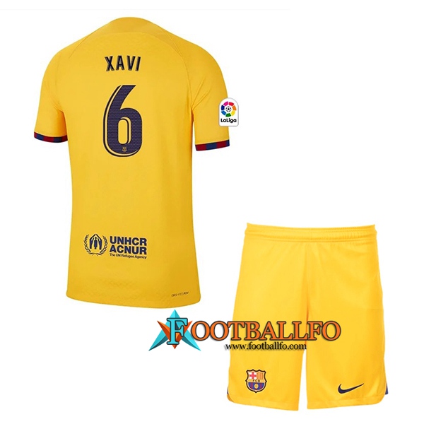 Camisetas De Futbol Barcelona (XAVI #6) Ninos Fourth 2023/2023