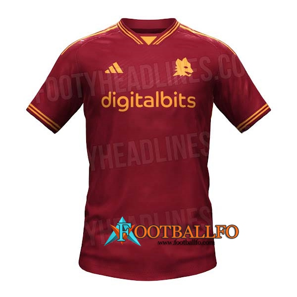 Camisetas De Futbol AS Roma Primera Leaked Version 2023/2024
