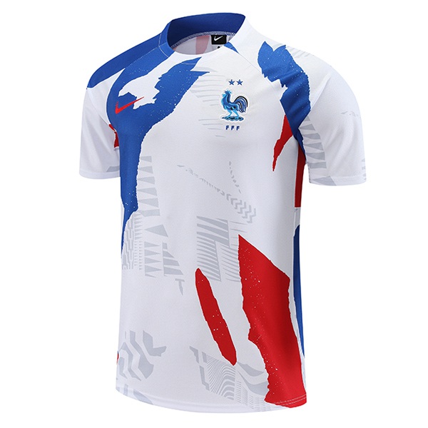 Training T-Shirts Francia Blanco/Rojo/Azul 2023/2024