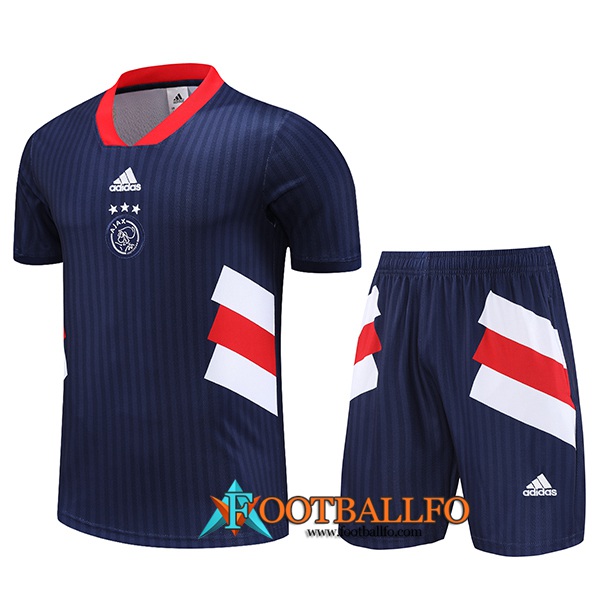 Camiseta Entrenamiento + Cortos Ajax Azul marino 2023/2024