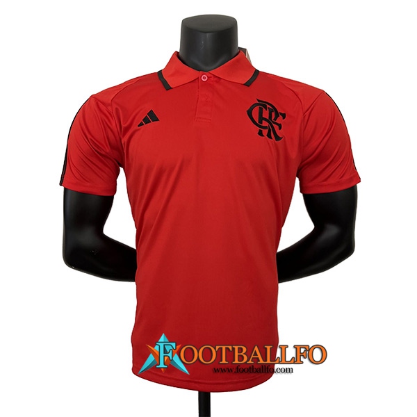 Camiseta Polo Flamengo Rojo 2023/2024