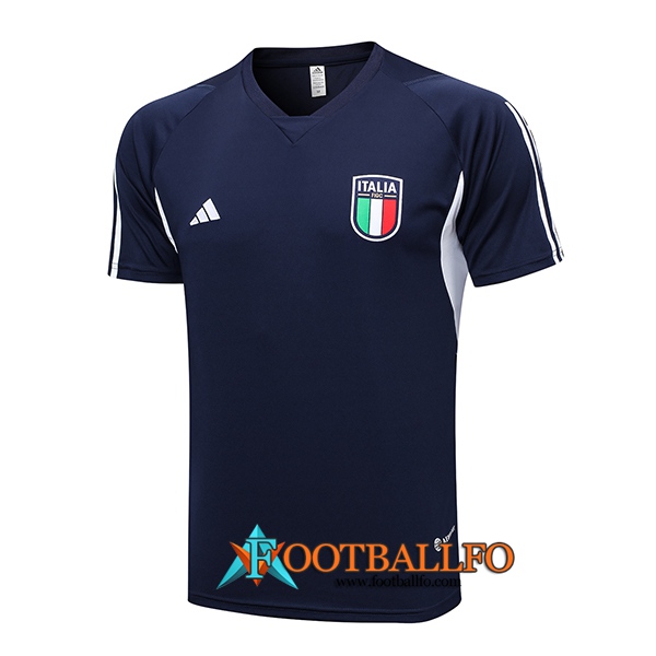 Camiseta Polo Italia Azul marino 2023/2024 -03