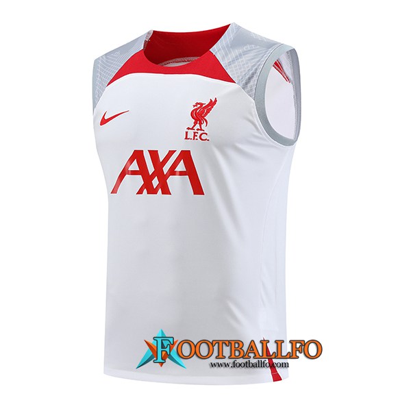 Chalecos De Futbol FC Liverpool Blanco 2023/2024
