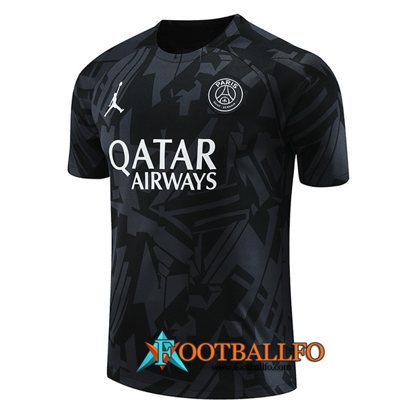Camiseta Entrenamiento PSG Jordan Negro 2023/2024