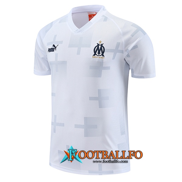 Camiseta Entrenamiento Marsella Blanco 2023/2024
