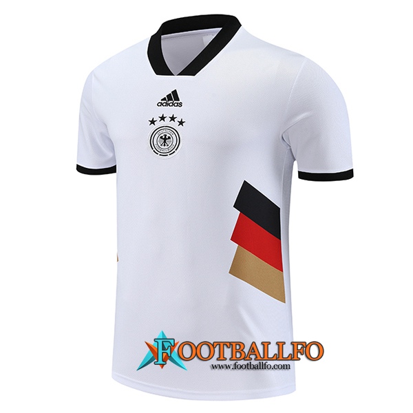 Camiseta Entrenamiento Alemania Blanco 2023/2024