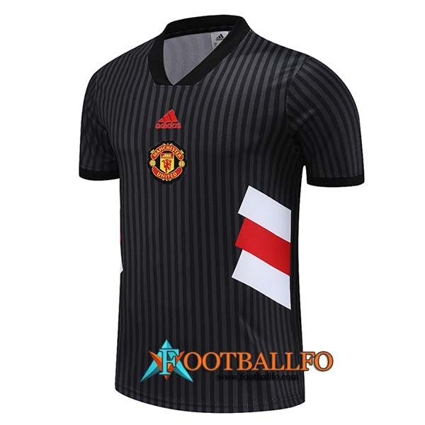 Camiseta Entrenamiento Manchester United Negro 2023/2024