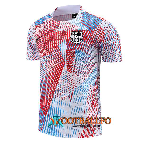 Camiseta Entrenamiento FC Barcelona Rojo/Azul/Blanco 2023/2024