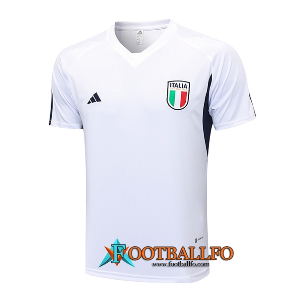 Camiseta Entrenamiento Italia Blanco 2023/2024
