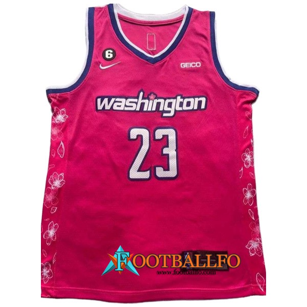 Camisetas Washington Wizards (JORDAN #23) 2022/23 Rosa